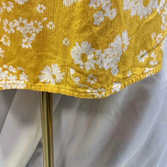 Old Navy Yellow Floral One-Shoulder Midi Dress - Picture 6 of 15